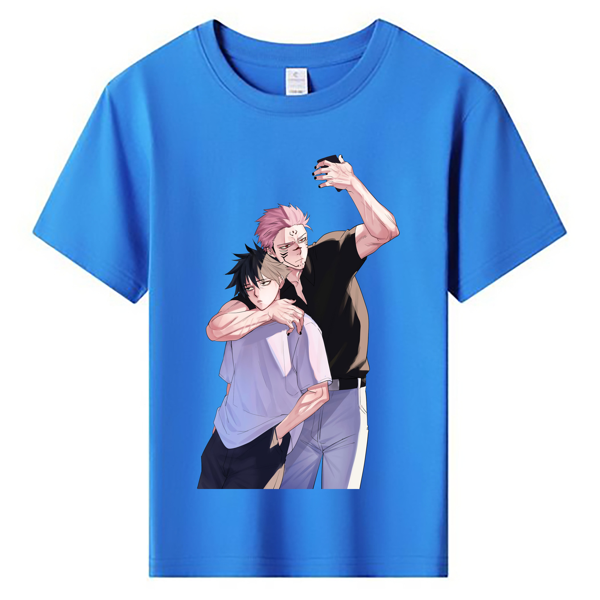 （画像用） 呪術廻戦 Jujutsu Kaisen 綿100％キッズTシャツ（フロントプリント）